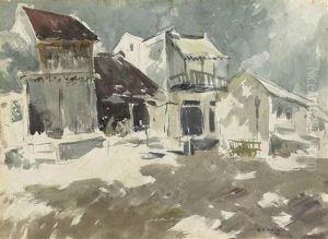 Untitled (himalayan Landscape) by Jamini Prakash Gangooly