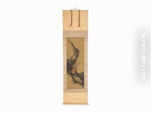 Silk Scroll Of Benzaiten Silk Scroll Of Benzaiten