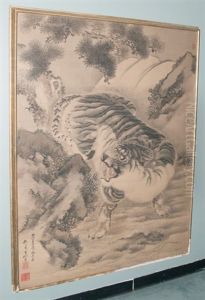 Stalking Tiger by Kishi Ganryo