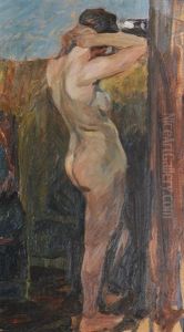 Standing Nude by Paula Gans