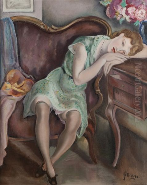 Joyce In A Green Dress - view 1