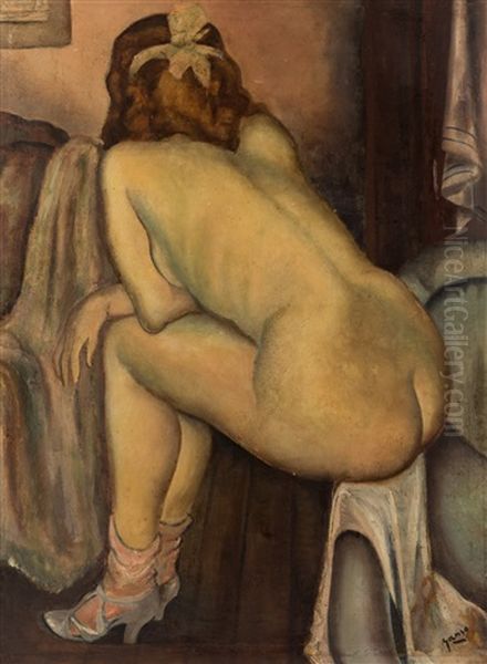 Seated Nude - view 1