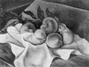Still Life Of Peaches by Emil Ganso