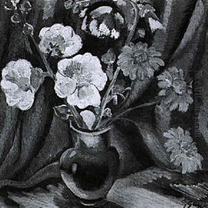 Still Life Of Flowers In A Vase Still Life Of Flowers In A Vase