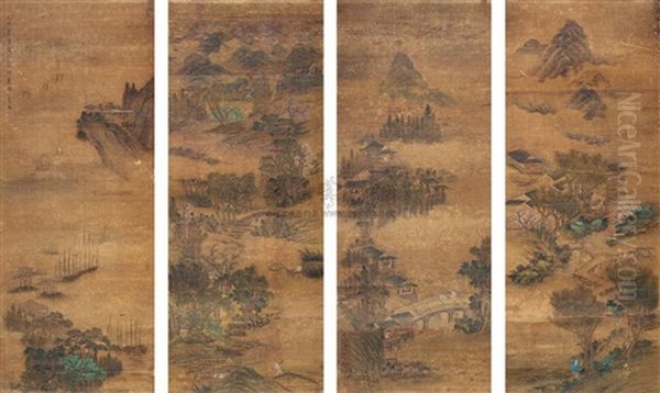 Fisher, Woodman, Farmer, And Scholar (4 Works) - view 1