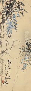Wisteria by Gao Jianfu
