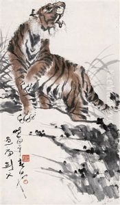 Tiger by Gao Jianfu