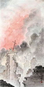 Landscape by Gao Jianfu