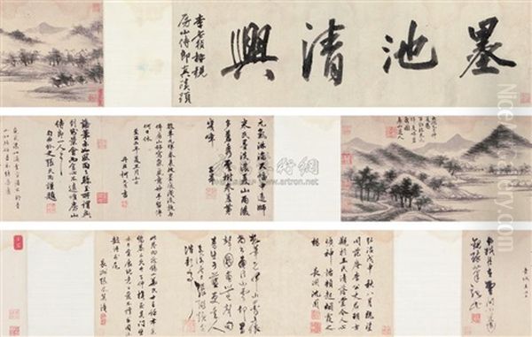 Landscape And Calligraphy - view 1