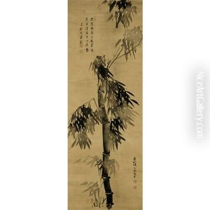 A Chinese Painting Of Bamboo A Chinese Painting Of Bamboo