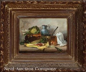 Natures Mortes Dans La Cuisine (pair)