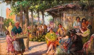 En La Terraza by Juan Jose Garate Y Clavero