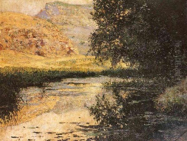 Paisaje Reflejado En El Lago - view 1