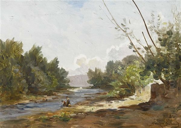 Wascherinnen Am Fluss - view 1