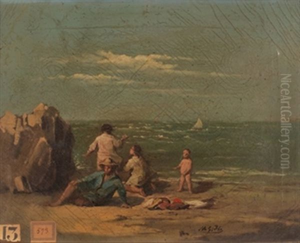 Familia En La Playa - view 1