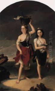 Recogedoras De Coquinas by Rafael Garcia Hispaleto