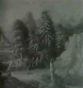 Figuras En Un Paisaje by Rafael Garcia Hispaleto