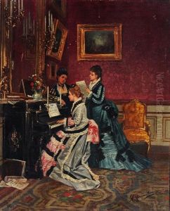 The Piano Recital by Antonio Garcia Y Mencia