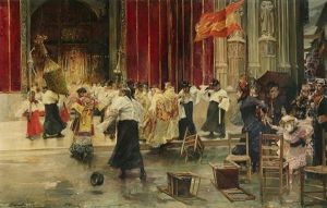 Procesion Interrumpida Por La Tormenta