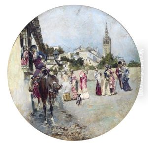Cortejo A Caballo by Jose Garcia y Ramos