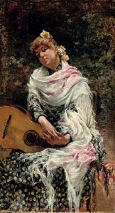 Guitarrista Espanol - The Spanish Guitar Player by Jose Garcia y Ramos