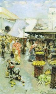 El Mercado De Sevilla by Jose Garcia y Ramos