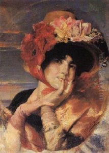 Retrato De Dama by Jose Garcia y Ramos