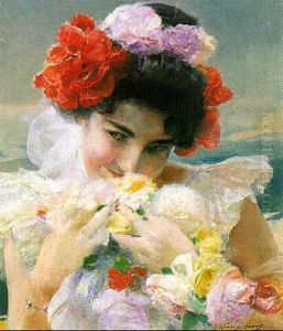 A Spanish Beauty by Jose Garcia y Ramos