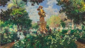 In The Park, Seville by Manuel Garcia y Rodriguez
