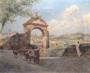 Arco De Felipe V, Ronda by Manuel Garcia y Rodriguez