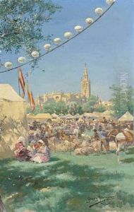 Feria De Sevilla by Manuel Garcia y Rodriguez