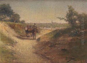 Saliendo De Sevilla by Manuel Garcia y Rodriguez