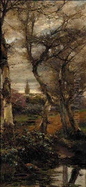 A Wooded Landscape With Seville In The Distance - view 1