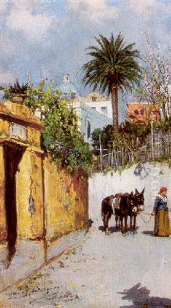 Campesina En El Pueblo Andaluz - view 1