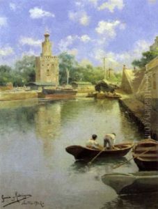 La Torre Del Oro, Sevilla by Manuel Garcia y Rodriguez