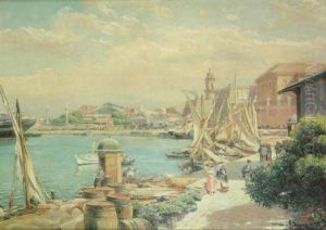 El Puerto De Cadiz by Manuel Garcia y Rodriguez