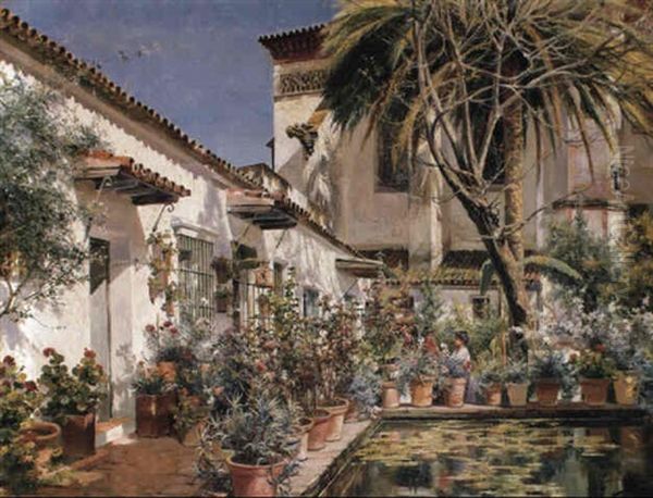 A Sunny Garden, Seville - view 1