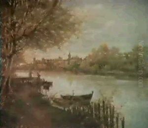 Triana A Orillas Del Guadalquivir, Sevilla by Manuel Garcia y Rodriguez