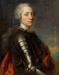 Portrait Of J.-l. Buisson In Armour by Robert Gardelle