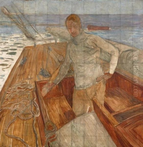 Le Frere De L'artiste En Bateau - view 1