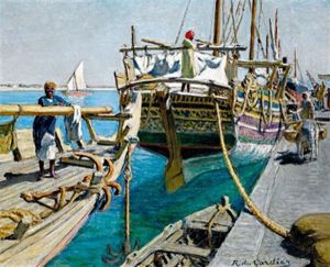 Voiliers Arabes A Quai