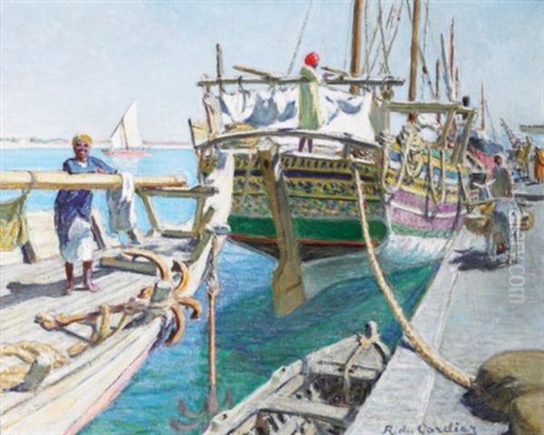 L'arrivee Du Bateau - view 1