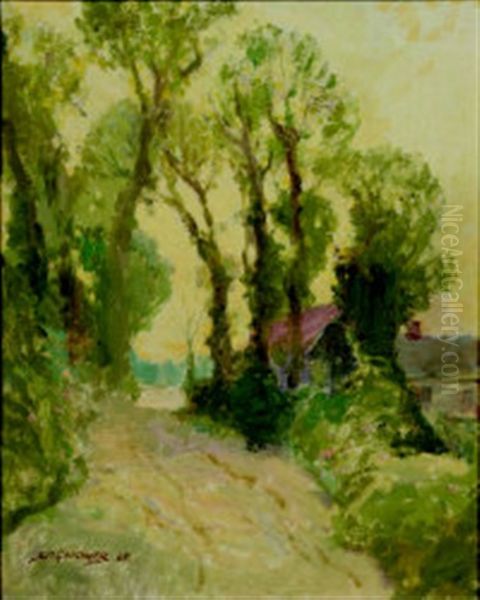 Lamorna Lane - view 1