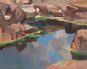 The Pool In The Rocks In Lamorna The Pool In The Rocks In Lamorna
