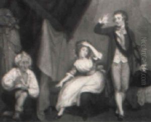 Scene From Tom Jones: Mrs. Pinto As Sophia And Mr. Mattocks As Tom Jones