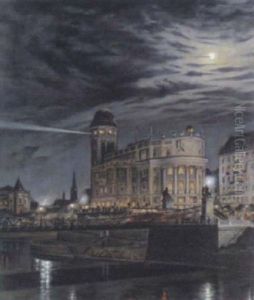 Nachstimmung Uber Der Urania by Fritz Gareis the Younger