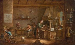 An Apothecary And His Assistant