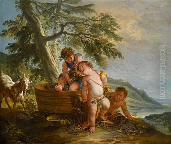 Allegory Of Summer; Allegory Of Fall (pair) - view 1