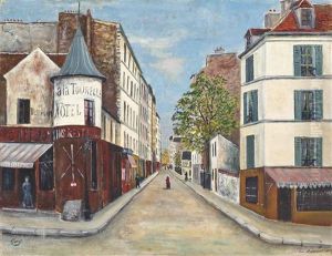 Rue Marcadet, Montmartre by Solomon Garf