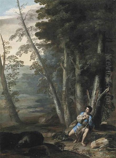 A Wooded Landscape With The Prodigal Son - view 1